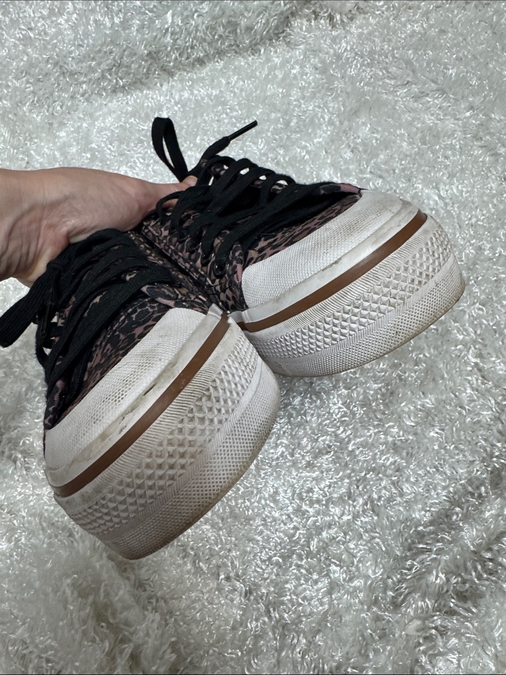 Adidas nizza leopard print sneakers women’s 9 - Picture 2 of 7